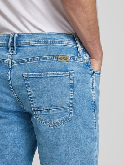 Blend Korte skinny fit jeans in 5-pocketmodel, model 'TWISTER' Lichtblauw - 3