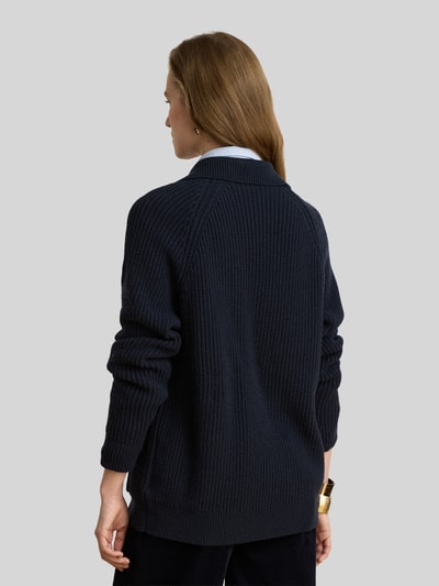 Lauren Ralph Lauren Loose Fit Strickjacke aus Woll-Mix Marine 5