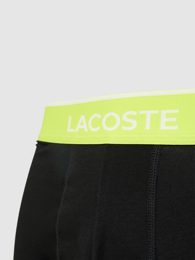 Lacoste Trunks mit elastischem Bund im 3er-Pack Black 2