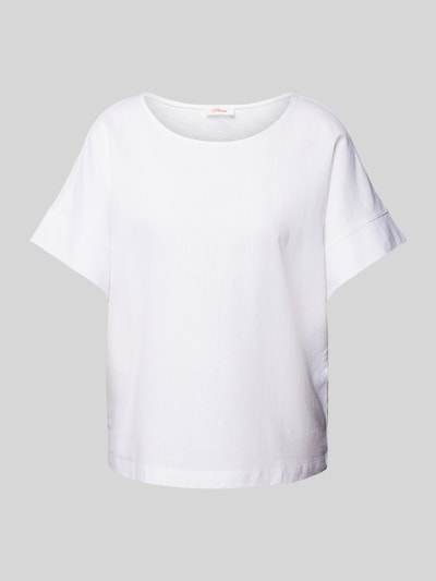 s.Oliver RED LABEL T-shirt met ronde hals Wit - 2