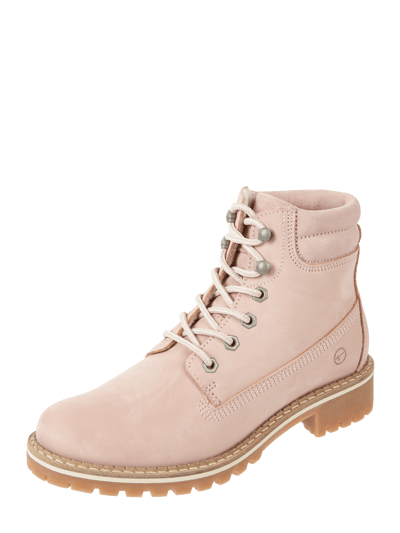 Tamaris Boots aus Veloursleder Hellrosa 1