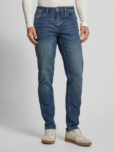 Casual Friday Regular Fit Jeans im 5-Pocket-Design Modell 'KARUP' Jeansblau 4