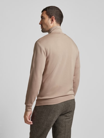 SELECTED HOMME Sweatshirt mit Troyer-Kragen Modell 'MANUEL' Sand 5