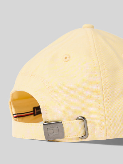 Tommy Hilfiger Basecap aus reiner Baumwolle Hellgelb Melange 3