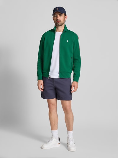 Polo Ralph Lauren Sweatjacke mit Reißverschlusstaschen und Label-Stitching Dunkelgruen 1