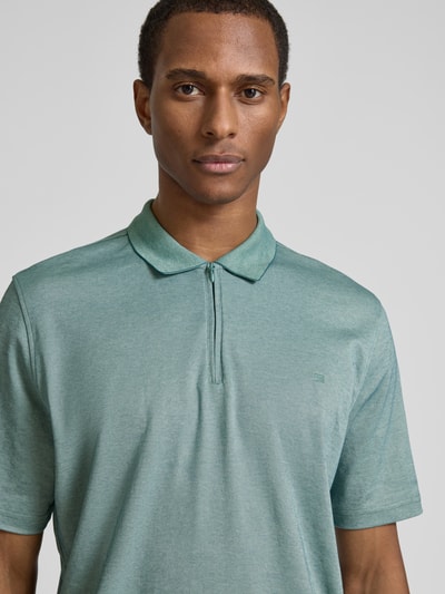 Christian Berg Men Poloshirt met polokraag Grasgroen - 3
