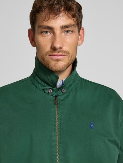 Polo Ralph Lauren Windbreaker mit Umlegekragen und Label-Stitching Dunkelgruen 3