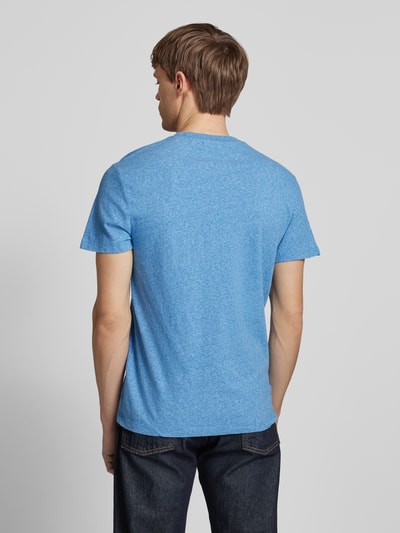 Superdry T-Shirt mit Label-Stitching Jeansblau 5