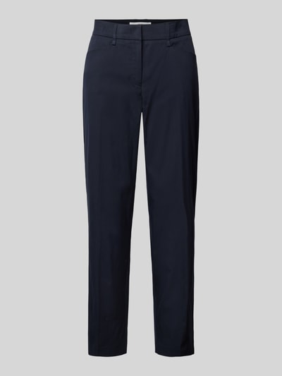 Brax Slim fit stoffen broek in verkorte pasvorm, model 'Style.Mara' Marineblauw - 2