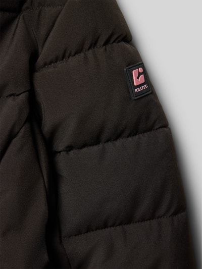 Killtec Steppjacke mit Label-Print Black 2