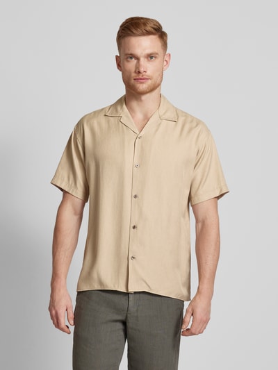 Jack & Jones Premium Freizeithemd mit Knopfleiste Modell 'AARON' Sand 4