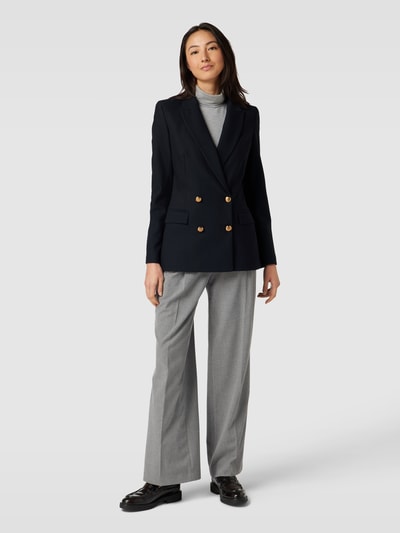 Jake*s Collection Blazer mit Streifenmuster Dunkelblau 1