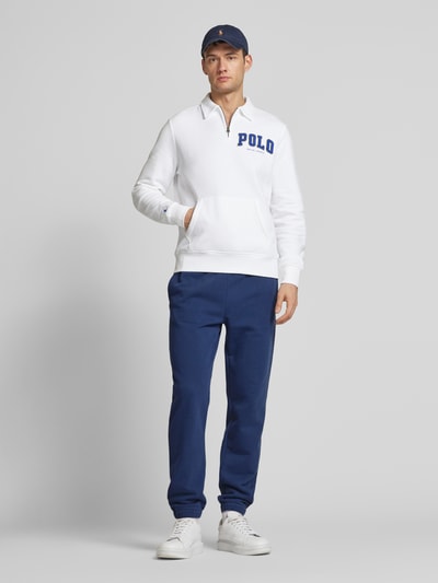 Polo Ralph Lauren Sweatpants met elastische band, model ‘POPAN’ Bleu - 1