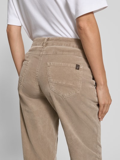 TONI Spodnie sztruksowe z 5 kieszeniami model ‘LIV’ Szarobrązowy 3