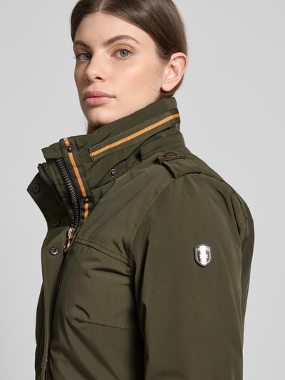 Wellensteyn Parka met imitatiebont, model 'Wolkenlos' Olijfgroen - 3