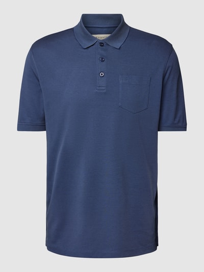 bugatti Poloshirt mit Polokragen Jeansblau 2