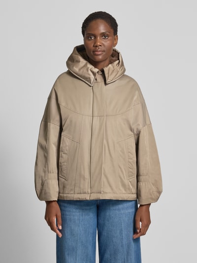 Blonde No. 8 Jacke mit Kunstfell und Eingrifftaschen Taupe 4