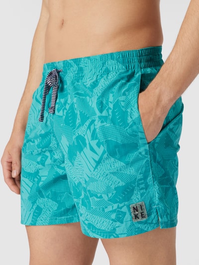 Nike Badehose mit Allover-Muster Aqua Blau 3