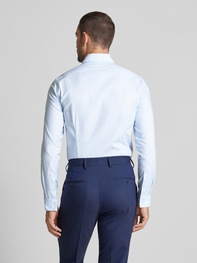 CK Calvin Klein Slim Fit Business-Hemd mit Knopfleiste Modell 'Bari' Bleu 5