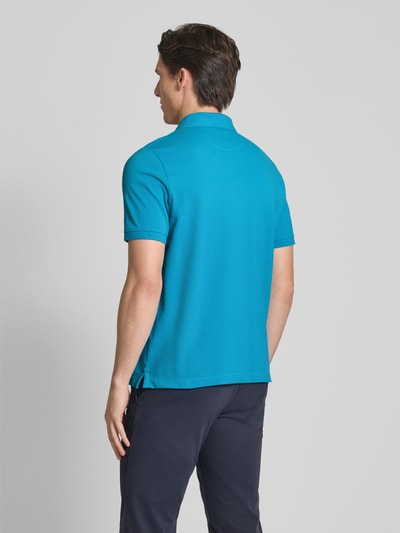 s.Oliver RED LABEL Regular Fit Poloshirt aus Baumwoll-Piqué Ocean 5