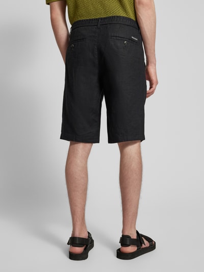 Marc O'Polo Regular Fit Leinenshorts mit Gürtelschlaufen Black 5