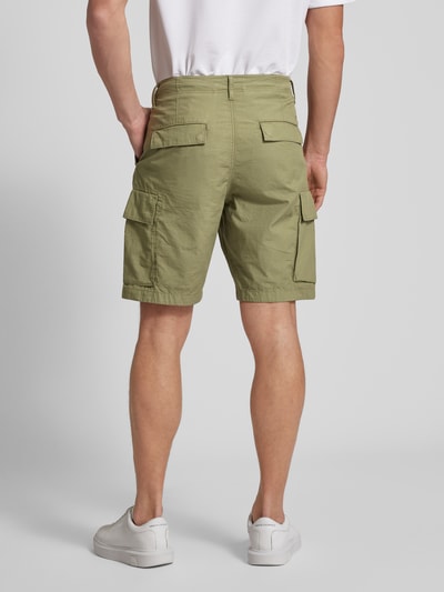 Marc O'Polo Cargoshorts mit Eingrifftaschen Modell 'Eksjö' Oliv 5