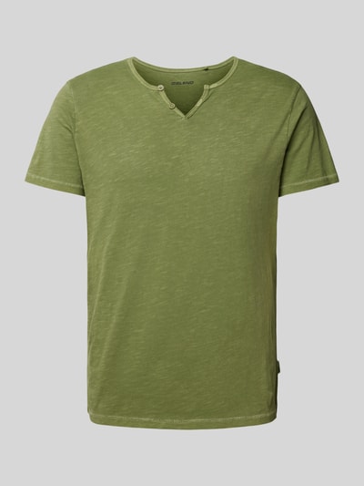 Blend T-Shirt in Melange-Optik Modell 'NOOS' Oliv 2