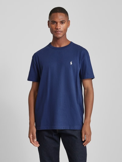 Polo Ralph Lauren T-Shirt mit Label-Stitching Marine 4