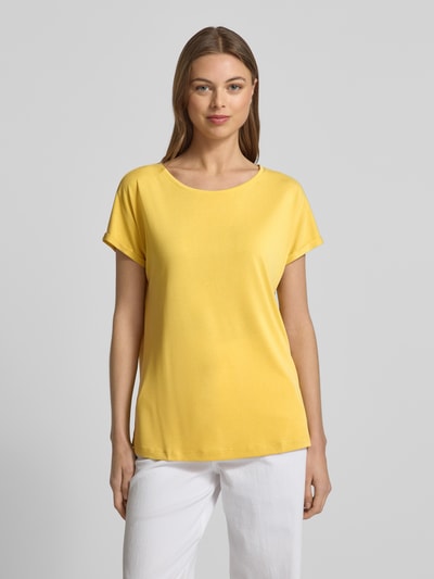 Christian Berg Woman T-Shirt mit Rundhalsausschnitt Senf 4