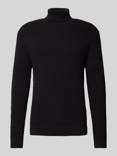 SELECTED HOMME Strickpullover mit Rollkragen Modell 'THEO' Black 2