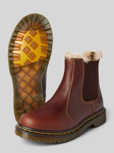 Dr. Martens Chelsea Boots aus Leder mit Innenfutter Modell 'Leonore' Cognac 3