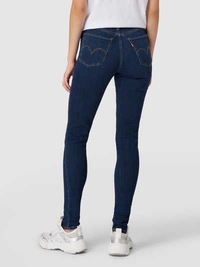 Levi's® High Rise Skinny Fit Jeans mit Kontrastnähten Blau 5