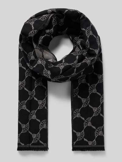 JOOP! Collection Schal mit Ausfransungen Modell 'Felix' Black 1