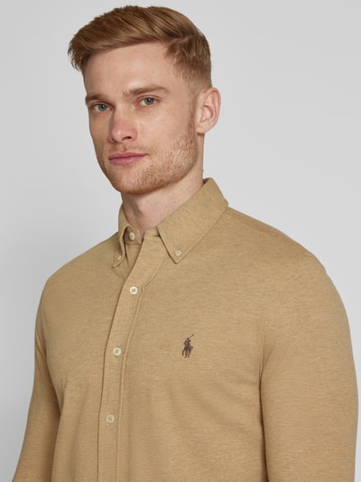 Polo Ralph Lauren Regular Fit Freizeithemd mit Button-Down-Kragen Camel 3