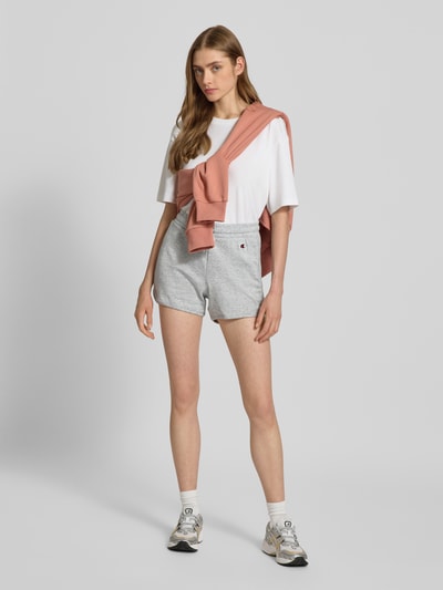 CHAMPION Sweatshorts met labeldetail Lichtgrijs - 1