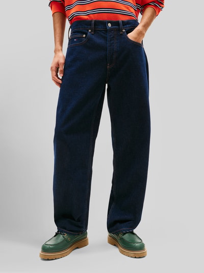 Tommy Jeans Wide Fit Jeans aus Baumwoll-Mix  Dunkelblau 4