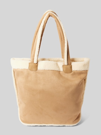 Barts Torba shopper z detalem z logo model ‘Ucko’ Piaskowy 4