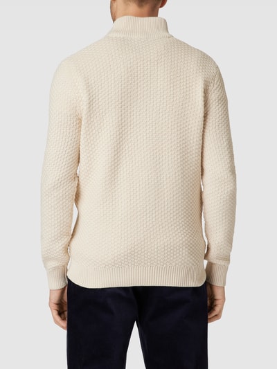 Esprit Strickpullover mit Zopfmuster Offwhite 5