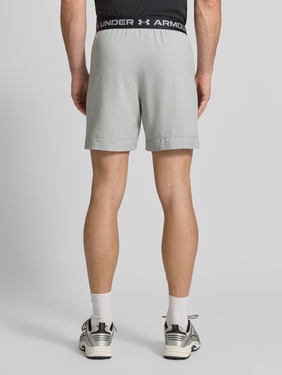 Under Armour Short met elastische band en logo Middengrijs - 5