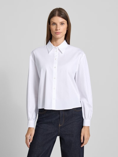 Marc Cain Overhemdblouse met knoopsluiting Wit - 4