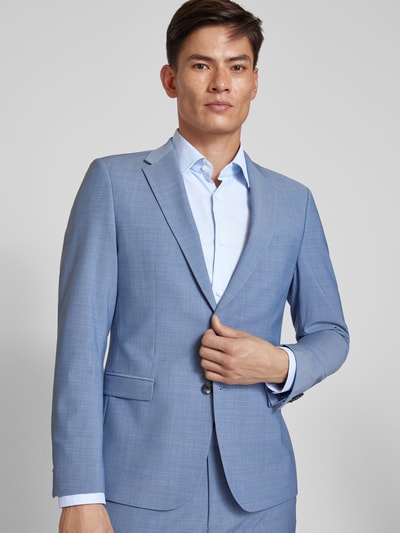 BOSS Slim Fit Regular fit zakelijk overhemd met kentkraag, model 'Hank' Bleu - 3