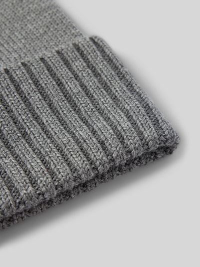 Polo Ralph Lauren Beanie aus Wolle mit Label-Stitching Mittelgrau Melange 2