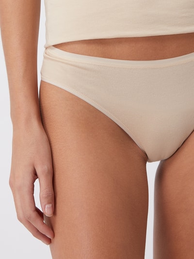 SCHIESSER Slip mit elastischem Bund im 3er-Pack Sand 3