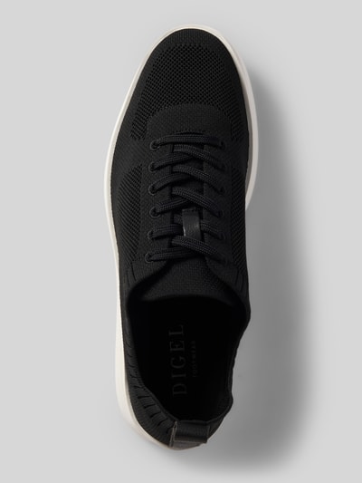 DIGEL Sneakersy z lekko profilowaną podeszwą model 'Slight' Czarny 3