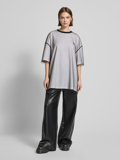 Karo Kauer Oversized T-Shirt mit Label-Print Black 1