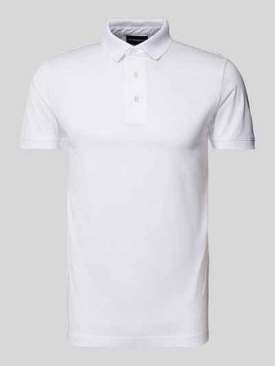 Emporio Armani Regular fit poloshirt met labeldetail Wit - 2