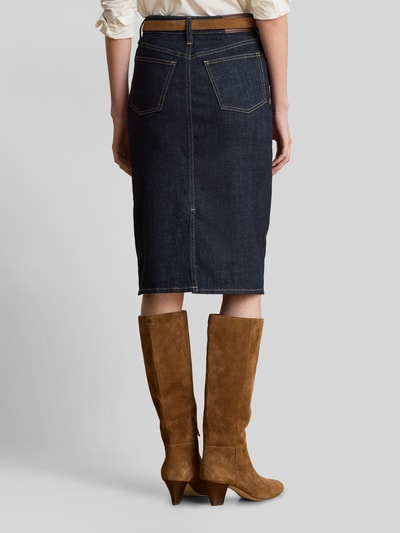 Lauren Ralph Lauren Tapered Fit Jeansrock aus Baumwoll-Mix Jeansblau 5