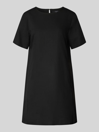 Weekend Max Mara Mini-Leinenkleid aus Baumwoll-Leinen-Mix Modell 'ALOA' Black 2