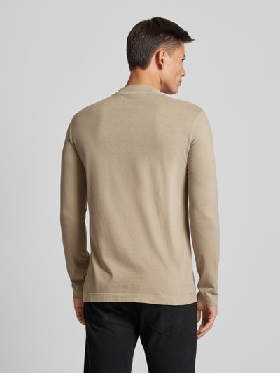 Drykorn Shirt met lange mouwen en opstaande kraag, model 'MORITZO' Beige - 5