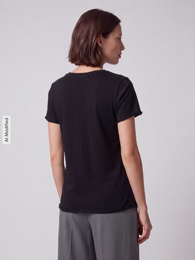 Marc O'Polo DENIM Regular Fit T-Shirt aus reiner Baumwolle Black 5
